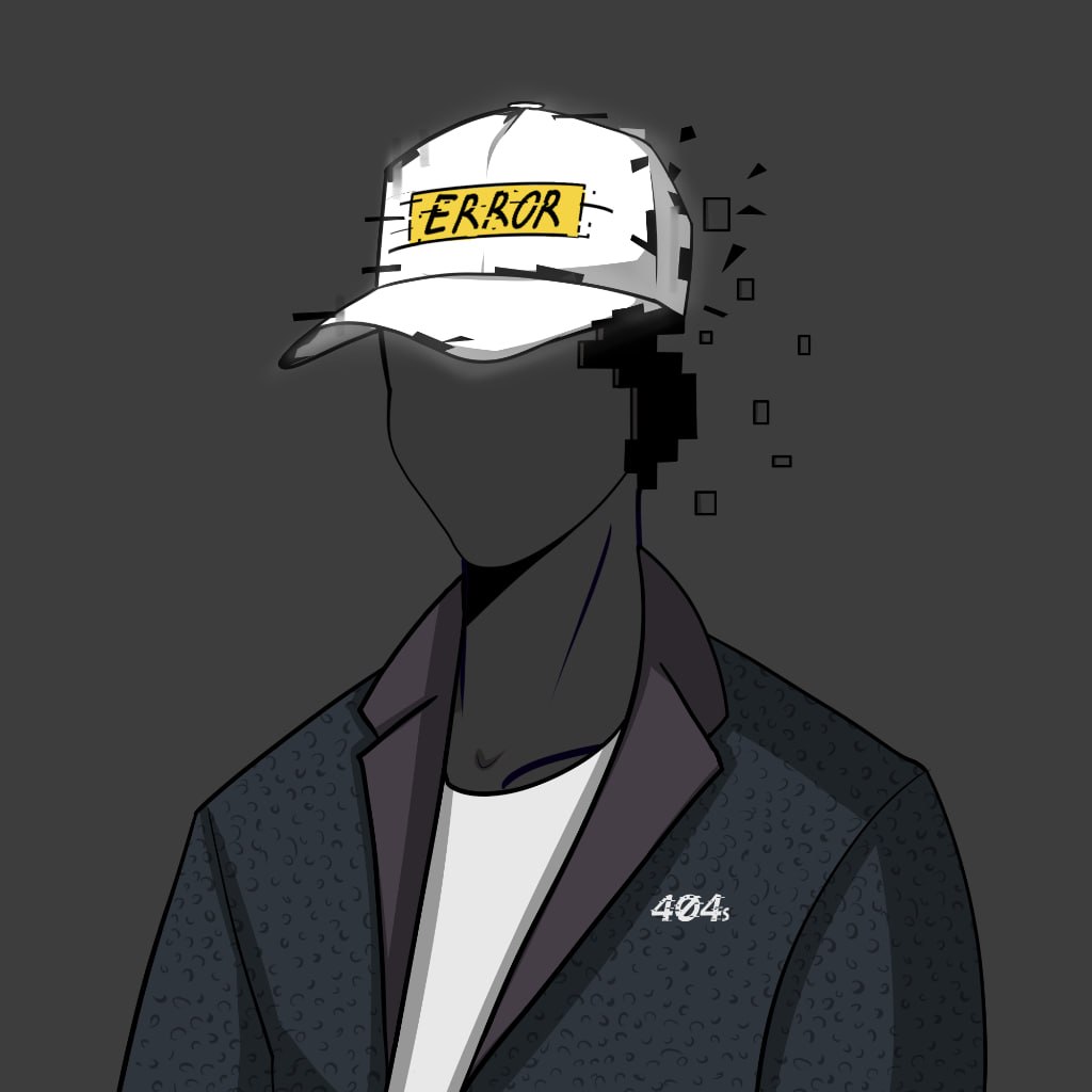 404s — glowing ERROR cap